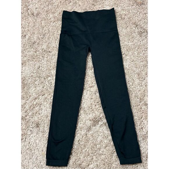 GREAT CONDITION SPANX Takes Off Women's Shaping Leggings LARGE charcoal - Picture 1 of 5